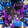 Maxcorners Majestic Phoenix Feather Wings Pool Multiple Options Personalized Name, Team Name 3D Shirt