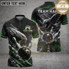 Maxcorners Bowling Eagle Lightning Strike Multiple Options Personalized Name, Team Name 3D Shirt