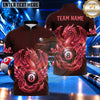 Maxcorners Mythical Dragon Storm 8 Ball Pool Multiple Options Personalized Name, Team Name 3D Shirt