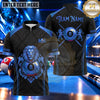 Maxcorners Regal Lion Crown 8 Ball Pool Multiple Options Personalized Name, Team Name 3D Shirt