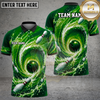 Maxcorners Bowling Shark Ocean Vortex Multiple Options Personalized Name, Team Name 3D Shirt