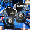 Maxcorners Majestic Angel Wings Billiards Multiple Options Personalized Name, Team Name 3D Shirt