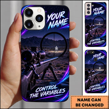 Maxcorners Long Range Shooting Control The Variables Marksman Personalized Name 3D Phone Case