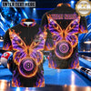 Maxcorners Flaming Butterfly Wings 8 Ball Pool Multiple Options Personalized Name, Team Name 3D Shirt