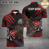 Maxcorners Darts Shirts Dartboard Shattered Impact Sport Design Multiple Options Personalized Name, Team Name 3D Shirt