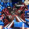 Maxcorners Lightning Bolt Energy Vortex Pool Multiple Options Personalized Name, Team Name 3D Shirt
