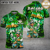 Maxcorners Bowling Graffiti Duck New Kid Street Art Multiple Options Personalized Name, Team Name 3D Shirt