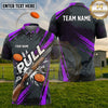 (5 Colors) Maxcorners Trap Shooting PULL Shotgun Clay Target Grunge Splash Multiple Options Personalized Name, Team Name 3D Shirt