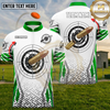 Maxcorners Target Shooting Bullet Impact Bullseye Multiple Options Personalized Name, Team Name 3D Shirt