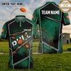 (5 Colors) Maxcorners Trap Shooting PULL Shotgun Clay Target Geometric Panel Multiple Options Personalized Name, Team Name 3D Shirt