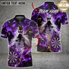 Maxcorners Darts Shirt Grim Reaper Dark Fantasy Lightning Dartboard Multiple Options Personalized Name, Team Name 3D Shirt