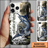 Maxcorners Fishing Largemouth Bass Lake Personalized 3D Phone Case (13 fish species)