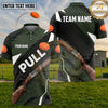 (5 Colors) Maxcorners Trap Shooting PULL Shotgun Clay Target Angular Sport Multiple Options Personalized Name, Team Name 3D Shirt