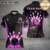 Maxcorners Bowling Hands and Ball Starburst Multiple Options Personalized Name, Team Name 3D Shirt