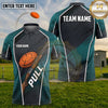 (5 Colors) Maxcorners Trap Shooting PULL Clay Target Shotgun Geometric Panel Multiple Options Personalized Name, Team Name 3D Shirt