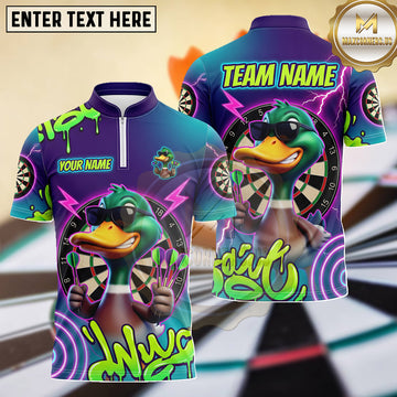 Maxcorners Cool Duck Urban Graffiti Dartboard Multiple Options Personalized Name, Team Name 3D Shirt
