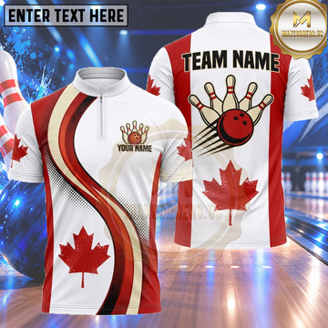 Maxcorners USA Bowling Jersey Ocean Wave Patriotic Artwork Multiple Options Personalized Name, Team Name 3D Shirt