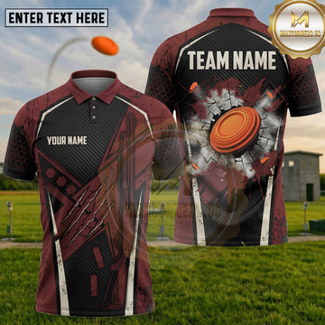 (5 Colors) Maxcorners Trap Shooting Shotgun Clay Target Smoke Explosion Multiple Options Personalized Name, Team Name 3D Shirt