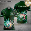 Maxcorners Bowling Electric Plasma Strike Multiple Options Personalized Name, Team Name 3D Shirt