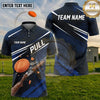(5 Colors) Maxcorners Trap Shooting PULL Shotgun Clay Target Dynamic Slash Multiple Options Personalized Name, Team Name 3D Shirt