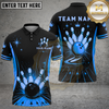 Maxcorners Bowling Hands and Ball Starburst Multiple Options Personalized Name, Team Name 3D Shirt
