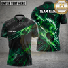 Maxcorners Bowling Lightning Wave Energy Multiple Options Personalized Name, Team Name 3D Shirt