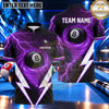Maxcorners Electric Tornado Vortex 8 Ball Pool Multiple Options Personalized Name, Team Name 3D Shirt