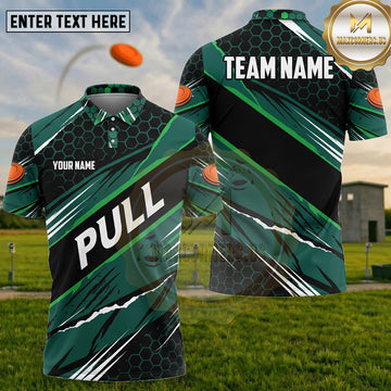 Maxcorners Trap Shooting PULL Clay Target Honeycomb Speed Lines Multiple Options Personalized Name, Team Name 3D Shirt