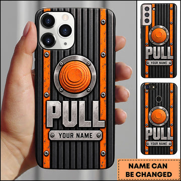 Maxcorners Trap Shooting Mechanical Panel Clay Target Personalized Name 3D Phone Case