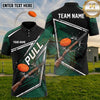 (5 Colors) Maxcorners Trap Shooting PULL Shotgun Clay Target Geometric Frame Multiple Options Personalized Name, Team Name 3D Shirt