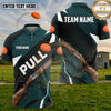 (5 Colors) Maxcorners Trap Shooting PULL Shotgun Clay Target Angular Sport Multiple Options Personalized Name, Team Name 3D Shirt