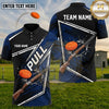 (5 Colors) Maxcorners Trap Shooting PULL Shotgun Clay Target Geometric Frame Multiple Options Personalized Name, Team Name 3D Shirt