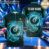 Maxcorners Ancient Zodiac Clockwork Billiards Multiple Options Personalized Name, Team Name 3D Shirt