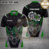 Maxcorners Darts Wolf Dartboard Tribal Geometric Art Multiple Options Personalized Name, Team Name 3D Shirt