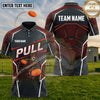 (5 Colors) Maxcorners Trap Shooting PULL Clay Targets Tech Geometric Pattern Multiple Options Personalized Name, Team Name 3D Shirt