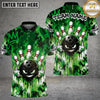 Maxcorners Bowling Angry Ball Middle Finger Graffiti Multiple Options Personalized Name, Team Name 3D Shirt