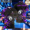Maxcorners Digital Pixel Confetti 8 Ball Pool Multiple Options Personalized Name, Team Name 3D Shirt