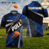 (5 Colors) Maxcorners Trap Shooting PULL Shotgun Clay Target Honeycomb Stripes Multiple Options Personalized Name, Team Name 3D Shirt