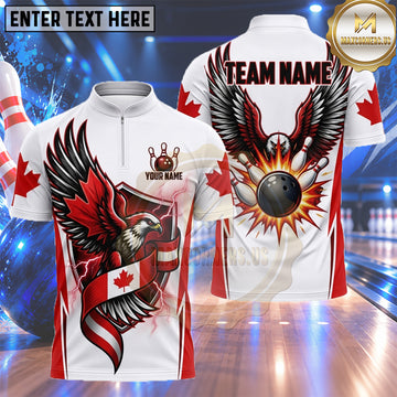 Maxcorners British Bowling Jersey Bold Union Jack Cross Multiple Options Personalized Name, Team Name 3D Shirt