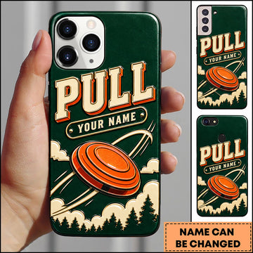 Maxcorners Trap Shooting Mountain Landscape Clay Target Personalized Name 3D Phone Case