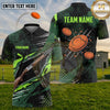 (5 Colors) Maxcorners Trap Shooting Shotgun Clay Targets Grunge Brush Multiple Options Personalized Name, Team Name 3D Shirt