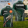 (5 Colors) Maxcorners Trap Shooting PULL Shotgun Clay Target Flowing Lines Multiple Options Personalized Name, Team Name 3D Shirt