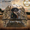 Maxcorners Marsh Reed Camo Dog Hunting Multicolor Options Personalized Name 3D Cap