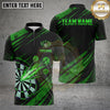 Maxcorners Darts Shirts Dartboard Dynamic Flight Streaks Design Multiple Options Personalized Name, Team Name 3D Shirt