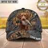 Maxcorners Shattered Metal Marsh Camo Dog Hunting Multicolor Options Personalized Name 3D Cap