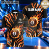 Maxcorners Fierce Tiger Claw Pattern Billiards Multiple Options Personalized Name, Team Name 3D Shirt