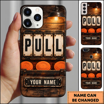 Maxcorners Trap Shooting Rustic Wood Clay Target Personalized Name 3D Phone Case