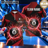 Maxcorners Storm Dragon Lightning Vortex Pool Multiple Options Personalized Name, Team Name 3D Shirt