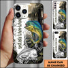 Maxcorners Fishing Largemouth Bass Lake Personalized 3D Phone Case (13 fish species)