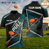 (5 Colors) Maxcorners Trap Shooting PULL Shotgun Clay Target Geometric Frame Multiple Options Personalized Name, Team Name 3D Shirt
